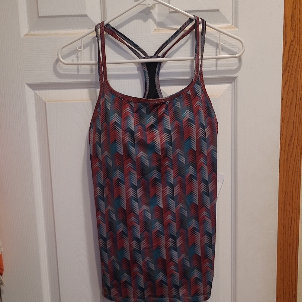 Fabletics Multicolor Chevron Tank Top